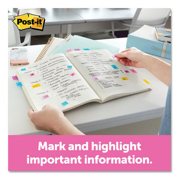 Post-it® Flags Page Flags In Portable Dispenser, Assorted Brights, 5 Dispensers, 20 Flags-color freeshipping - TVN Wholesale